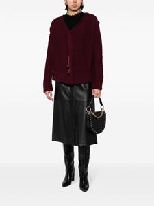 Toga Grofgebreid vest - Rood