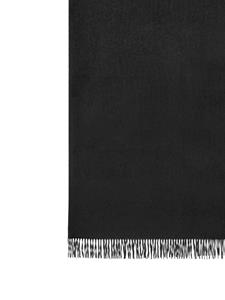 Saint Laurent Sjaal van zijde-kasjmiermix - Zwart