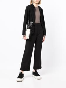Y's Vest met patchwork - Zwart