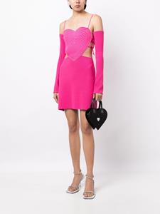mach&mach MACH & MACH Hartvormige mini-jurk - Roze