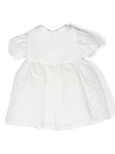 Le Bebé Enfant Maxi-jurk met kant - Wit