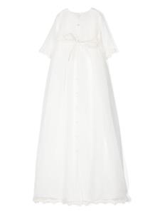 jesurumbaby JESURUM BABY Maxi-jurk met macramé-detail - Wit