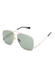 saintlaurenteyewear Saint Laurent Eyewear Leon oversized-frame sunglasses - Groen