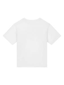 dolce&gabbanakids Dolce & Gabbana Kids T-shirt met ronde hals - Wit