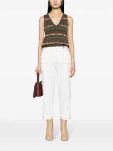 ermannoscervino Ermanno Scervino Cargo broek - Wit