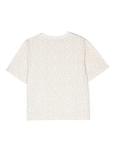 gcdskids Gcds Kids T-shirt met monogramprint - Beige