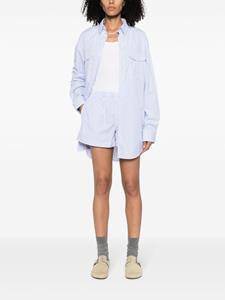 WARDROBE.NYC Gestreepte blousejurk - Blauw