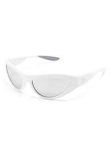 dolce&gabbanaeyewear Dolce & Gabbana Eyewear Zonnebril met schild montuur - Wit