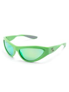 dolce&gabbanaeyewear Dolce & Gabbana Eyewear Zonnebril met schild montuur - Groen