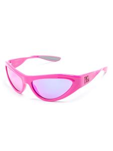 dolce&gabbanaeyewear Dolce & Gabbana Eyewear Toy zonnebril met cat-eye montuur - Roze