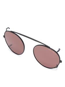 ditaeyewear Dita Eyewear Zonnebril met piloten montuur - Zwart
