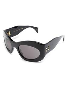 guccieyewear Gucci Eyewear Zonnebril met ovaal montuur - Zwart