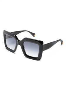 GIGI STUDIOS Leandra zonnebril met vierkant montuur - Zwart
