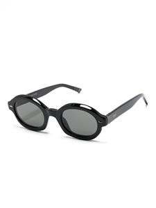 Retrosuperfuture Marzo zonnebril met rond montuur - Zwart