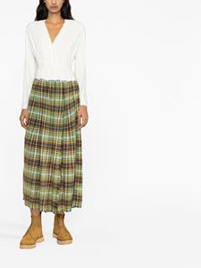 R13 Flanel rok - Groen