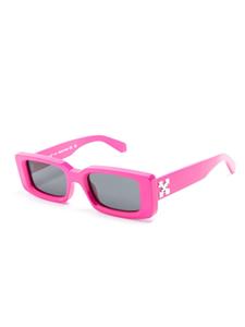 off-whiteeyewear Off-White Eyewear Arrows zonnebril met rechthoekig montuur - Roze
