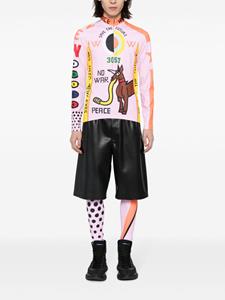 waltervanbeirendonck Walter Van Beirendonck Top met tekst - Roze