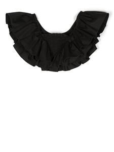 Blouse met ruches - Zwart