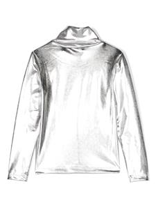 Caroline Bosmans Metallic shirt - Zilver