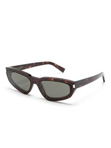 Saint Laurent Eyewear Zonnebril met schildpadschild-design - Bruin