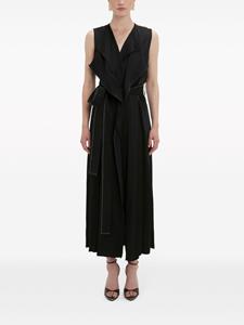 victoriabeckham Victoria Beckham Midi-jurk - Zwart