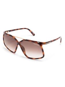 tomfordeyewear TOM FORD Eyewear Meryl bril met oversized montuur - Bruin