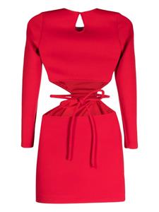 cynthiarowley Cynthia Rowley Uitgesneden mini-jurk - Rood