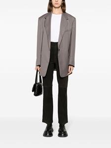 Leren broek - Grijs