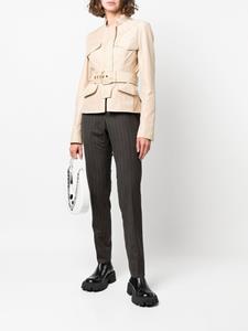 guccipre-owned Gucci Pre-Owned Pantalon met krijtstreep - Grijs