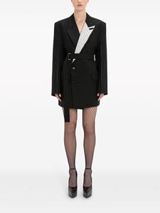 victoriabeckham Victoria Beckham Blazerjurk met ceintuur - Zwart