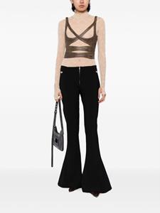 Jean Paul Gaultier Flared broek - Zwart