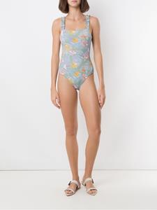 clubebossa Clube Bossa Badpak met bloemenprint - Groen