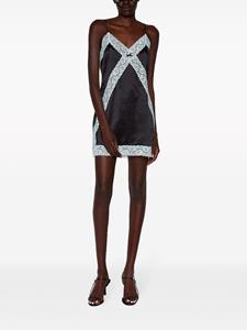 alexanderwang Alexander Wang Mini-jurk met kanten afwerking - Zwart