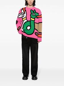 waltervanbeirendonck Walter Van Beirendonck Viper intarsia-knit wool jumper - Veelkleurig