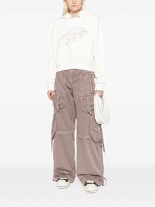musiumdiv. Musium Div. Hoodie met grafische print - Beige