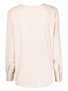 Blouse met lange mouwen - Beige