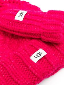 uggkids UGG Kids Grofgebreide muts en wanten - Roze