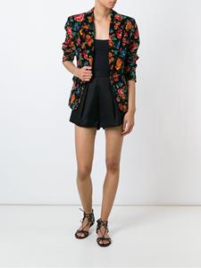 kenzopre-owned Kenzo Pre-Owned blazer met bloemenprint - Zwart