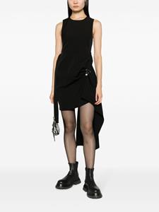 moschinojeans MOSCHINO JEANS Gedrapeerde mini-jurk - Zwart