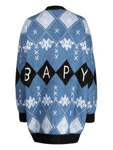 BAPY BY *A BATHING APE Vest met intarsia logo - Blauw