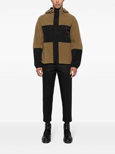 maisonkitsuné Maison Kitsuné straight-leg cotton trousers - Zwart