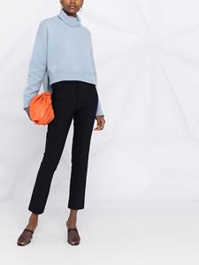 Vince High waist cropped skinny broek - Blauw
