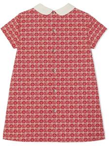 Gucci Kids Jurk met jacquard - Rood