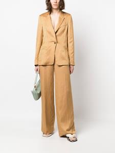forteforte Forte Forte Pantalon met wijde pijpen - Bruin