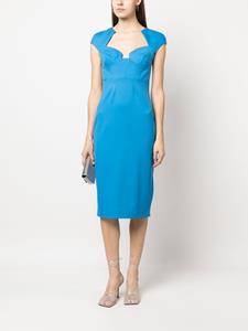Roland Mouret Getailleerde jurk - Blauw