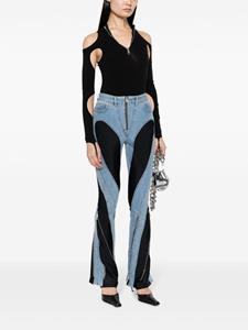 Mugler Flared jeans - Blauw
