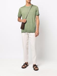120%lino 120% Lino Straight broek - Beige