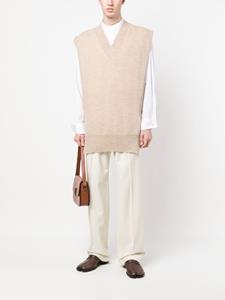 maisonmargiela Maison Margiela Hemd met V-hals - Beige