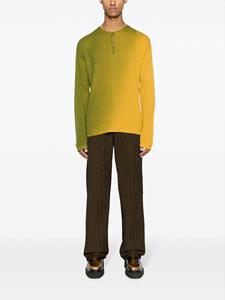 Zegna x The Elder Statesman trui met ombré-effect - Geel