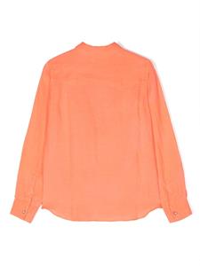 MC2 Saint Barth Kids Shirt met lange mouwen - Oranje